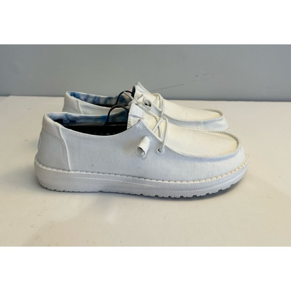 Hey Dude Wendy Slip On Casual Shoe - Silk Moon | 40052-1K6 Size 8.0 - Picture 3 of 10